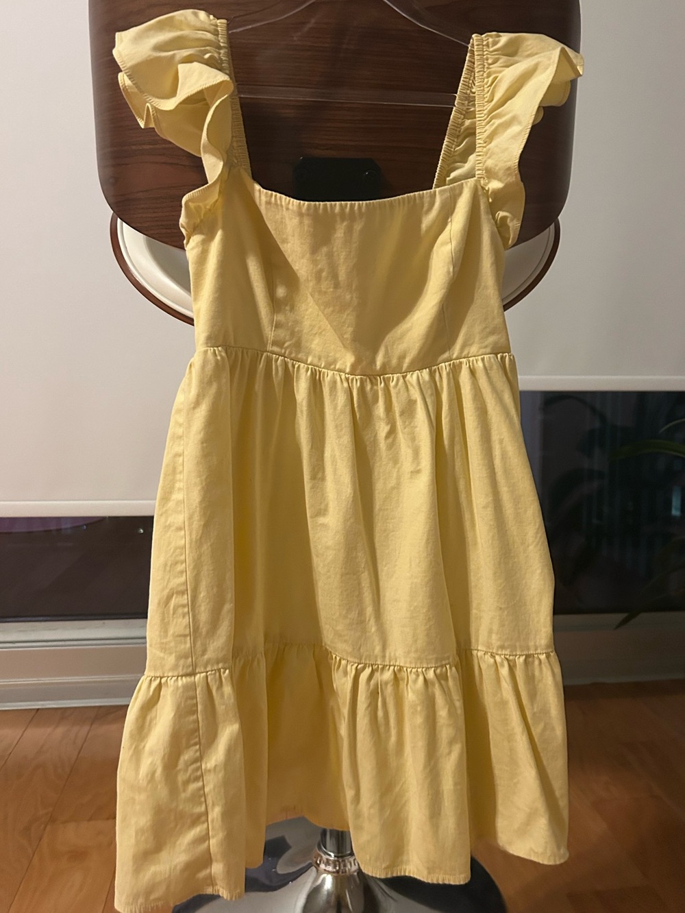 Reformation Jeune baby yellow mini dress